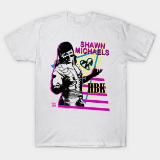 Shawn Michaels HBK Neon Poster T-Shirt